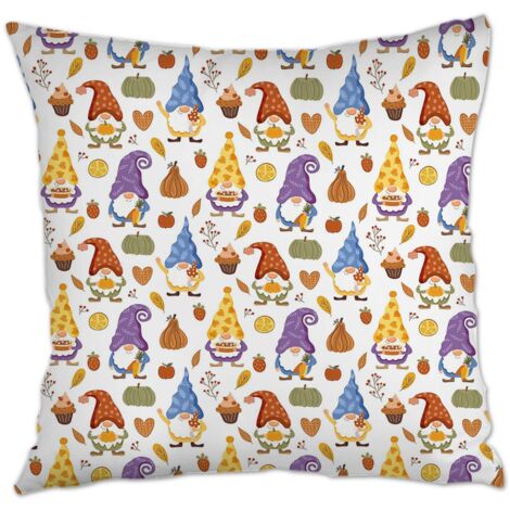 Housse de coussin 45x45 cm en polyester lavable pour cadeaux pour petite amie et petit ami