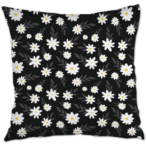 Housse de coussin 45x45 cm en polyester résistant aux tachespour canapé fauteuil lit chaise décoratif de ferme