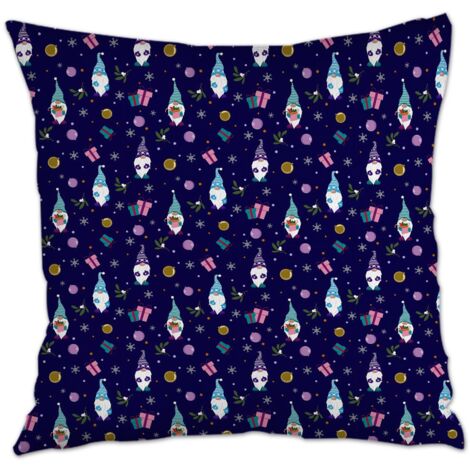 Housse de coussin 45x45 cm en polyester rustique pour femme mari petite amie petit ami couple