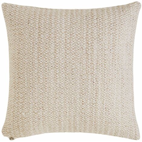 Housse de coussin 50x50 cm MADURA - Ivoire - LENIO