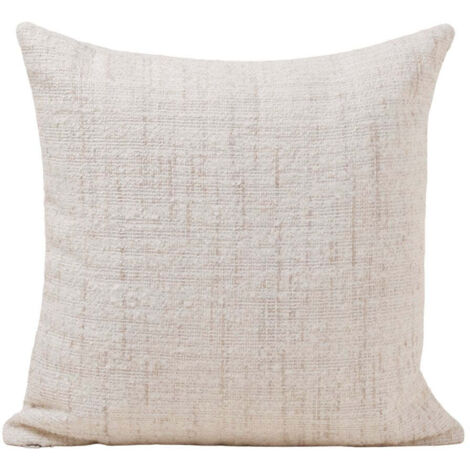 Housse de coussin 50x50 cm MADURA - Ivoire - MERYBELLE