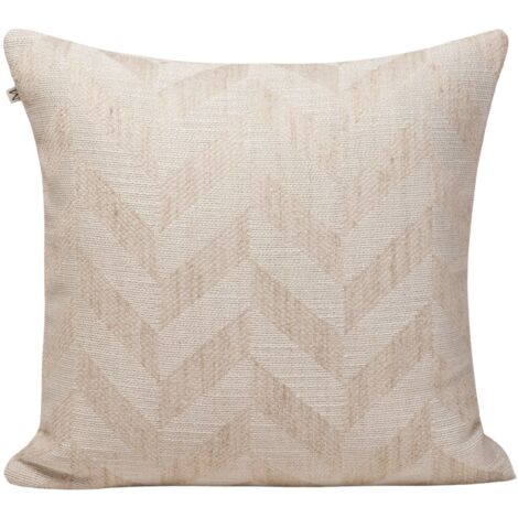 Housse de coussin 50x50 cm MADURA - Ivoire - TOBIAS