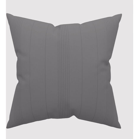 Housse de coussin 60x60 cm ADELE gris, par Soleil d'Ocre