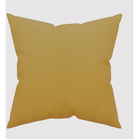 Housse de coussin 60x60 cm ADELE moutarde, par Soleil d'Ocre