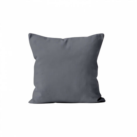 Housse de coussin 60x60 cm ALIX gris, par Soleil d'ocre