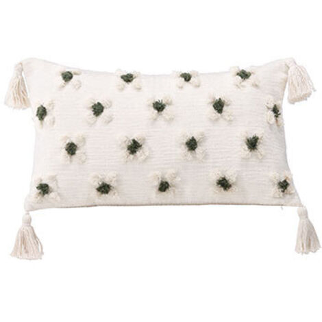 Housse de coussin avec pompoms Millie 30x50 cm