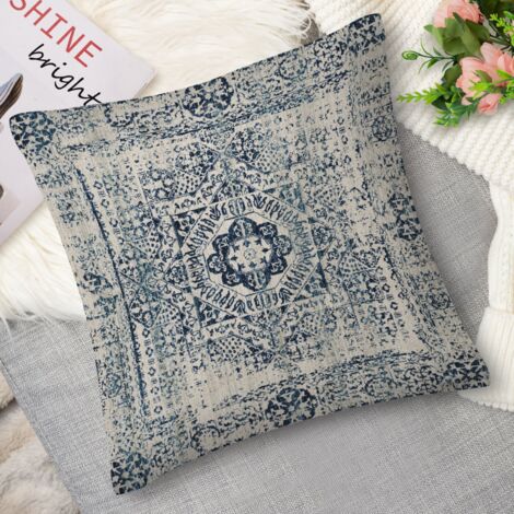 Housse de coussin bohème, artisanal