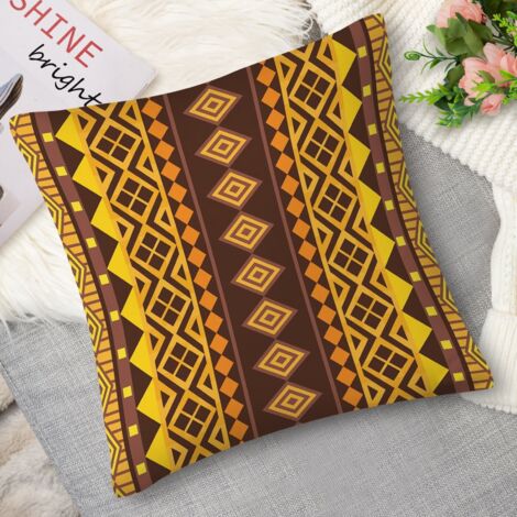 Housse de coussin bohème contemporain