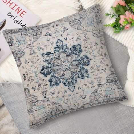 Housse de coussin bohème, esprit nature