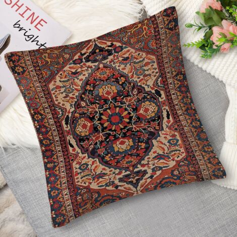 Housse de coussin bohème nature, doux