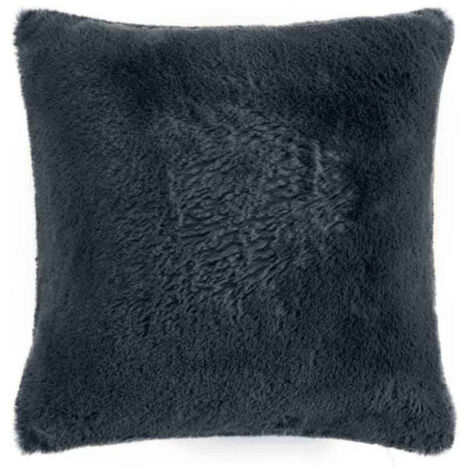 Housse de Coussin "Caresse" 40x40cm Anthracite