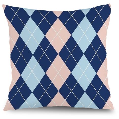 Housse de coussin carreaux décoratifs, décoration maison élégante,40×40cm