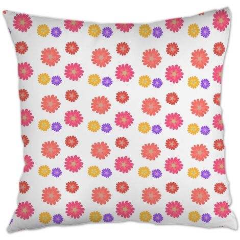 Housse de coussin carrée standard 45x45cm anti-ride pour canapé fauteuil lit chaise décoratif de ferme