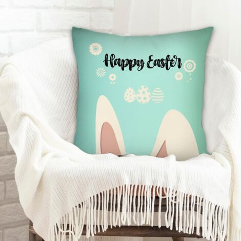 Housse de coussin carrée standard 45x45cm durable pour femme mari petite amie petit ami couple