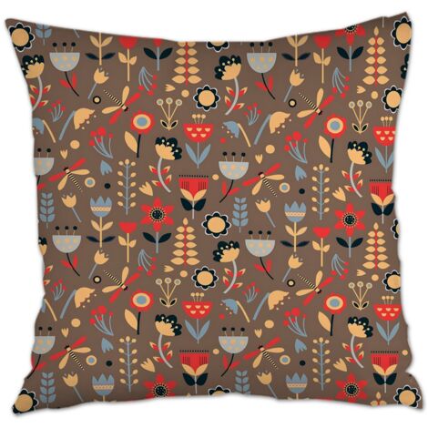 Housse de coussin carrée standard 45x45cm facile d'entretien pour femme mari petite amie petit ami couple