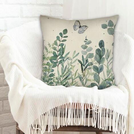 Housse de coussin carrée standard 45x45cm fermeture à glissière pour petite amie petit ami la saint-valentin