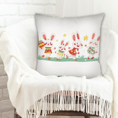 Housse de coussin carrée standard 45x45cm résistant pour petit ami anniversaire anniversaire de naissance la saint-valentin noël