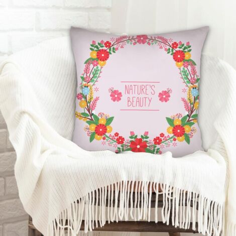 Housse de coussin carréemaison douce confortable pour femme mari petite amie petit ami couple