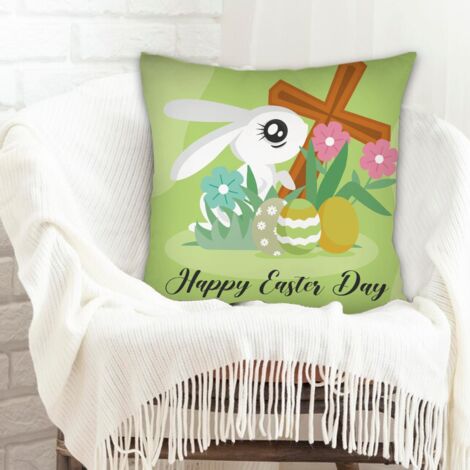 Housse de coussin carréemaison douce confortable pour petit ami, mari, fiançailles couples