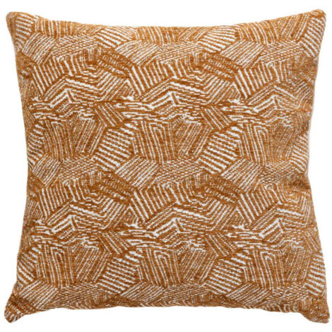 Housse de Coussin Chenille "Jeni" 40x40cm Caramel