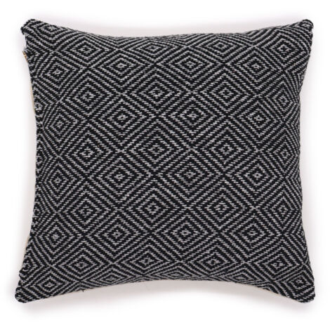 Housse de Coussin Classique - Labyrinthe Noir - 40x40cm- Vendu par 1