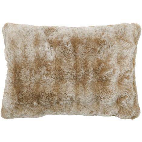 Housse de coussin collection ASTRAKAN fausse fourrure 55x80 cm
