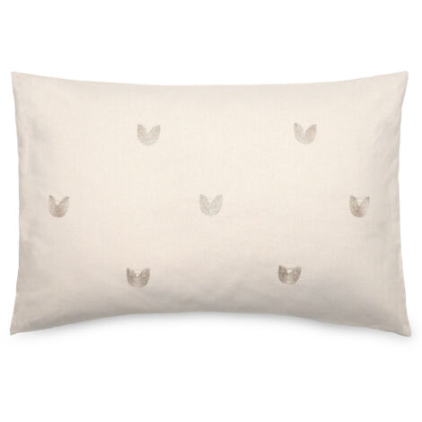 Housse de coussin collection LEONIE Feuillage 40x60 cm