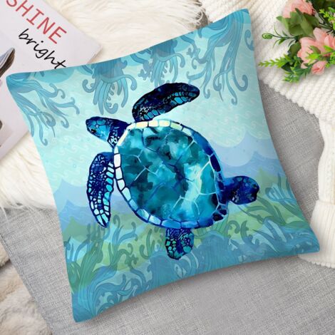 Housse de coussin conque vintage, sonore