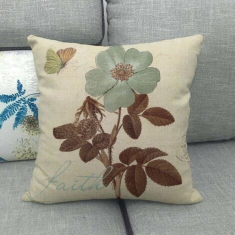 Housse de coussin, coussin 45x45 cm - Dos B - lin de haute qualité
