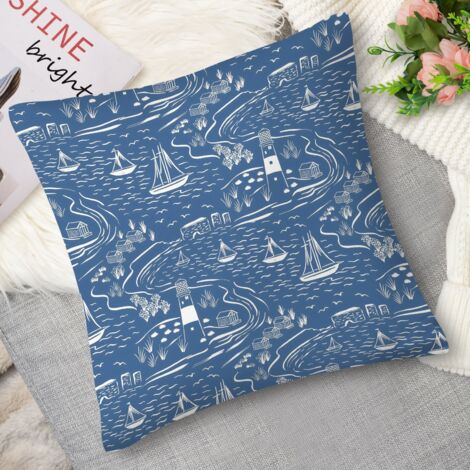 Housse de coussin crabe vintage, style ancien