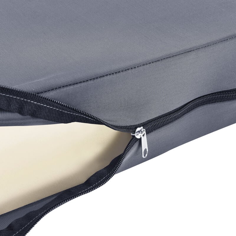 [neu.haus] - Housse de Coussin de Palette Intérieur Extérieur Gris Foncé 120 x 80 x 10 cm