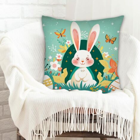 Housse de coussin de salon cachée zippée pour femme mari petite amie petit ami couple