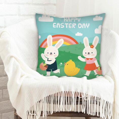 Housse de coussin de salon déhoussable pour chambre salon décoration de la saint-valentin