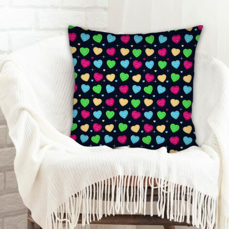 Housse de coussin de salon maison douce confortable pour petite amie petit ami