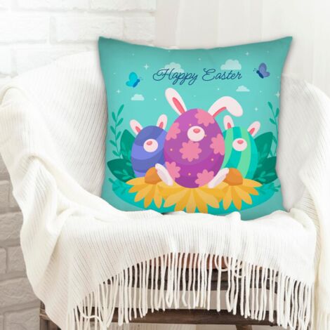 Housse de coussin de salon résistant au lavage pour petit ami, mari, fiançailles couples
