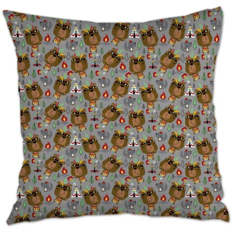 Housse de coussin de salon solide pour mariage, anniversaire, naissance de bébé
