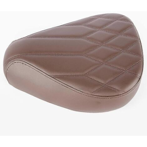 Housse de coussin de selle passager avant marron pour moto