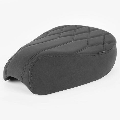 Housse de coussin de selle passager avant noire pour moto