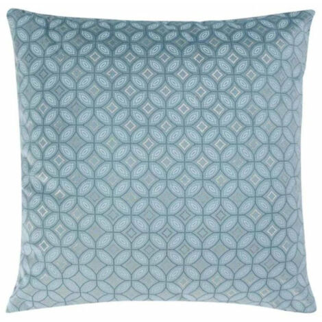 Housse de Coussin Déco "Kansas" 40x40cm Bleu