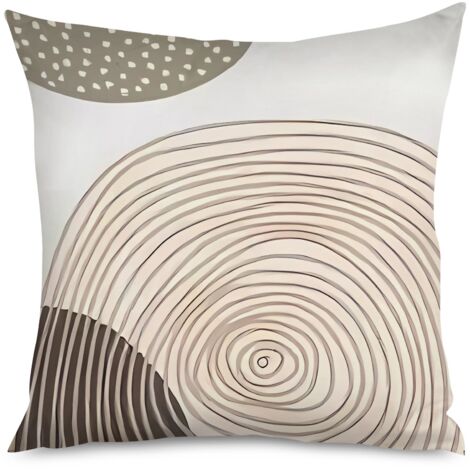 Housse de Coussin Décoratif Géométrique Moderne Maison