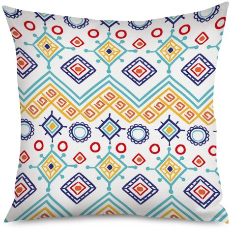 Housse de Coussin décoratif imprimé touareg, authentique
