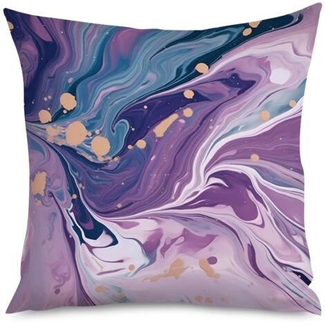 Housse de Coussin Décoratif Marbre Déco Maison