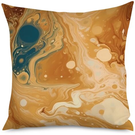 Housse de Coussin Décoratif Marbre Design Moderne