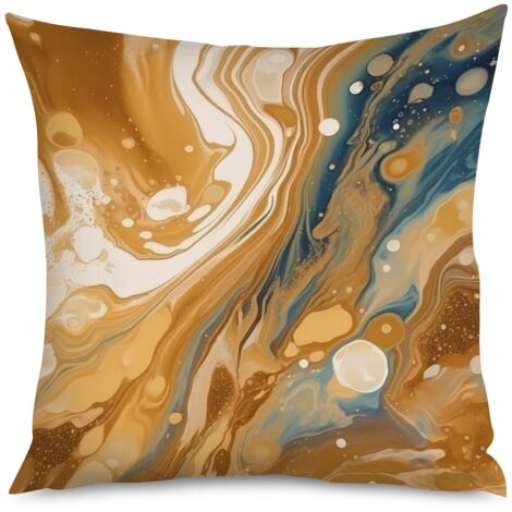 Housse de Coussin Décoratif Marbre Minimaliste