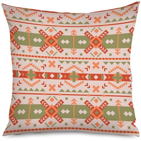 Housse de Coussin décoratif motifs montagnes, bohème