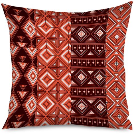 Housse de Coussin décoratif motifs paisley, cachemire bohème