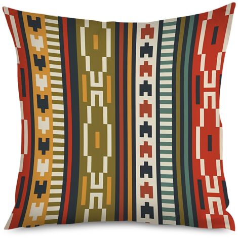 Housse de Coussin décoratif motifs papillons, léger ethnique
