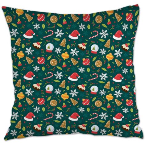 Housse de coussin décorative à la mode pour la maison solide pour la Saint-Valentin, la Fête des Mères, la Fête des Pères, l'Action de grâce, Noël