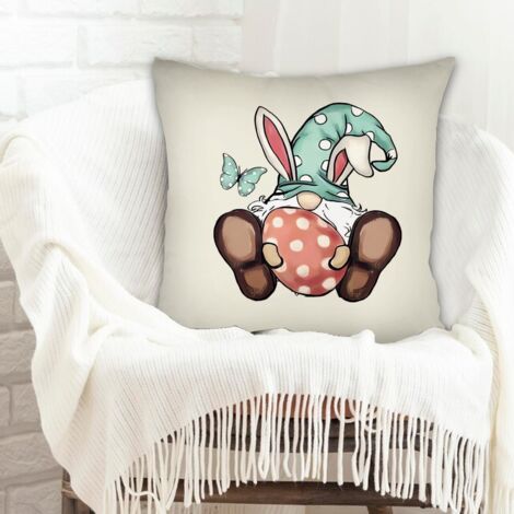 Housse de coussin décorative à la mode pour la maison solide pour Noël, anniversaire, ou toute occasion