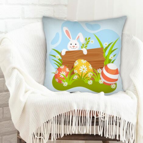Housse de coussin décorative déhoussable pour canapé lit salon chambre à coucher